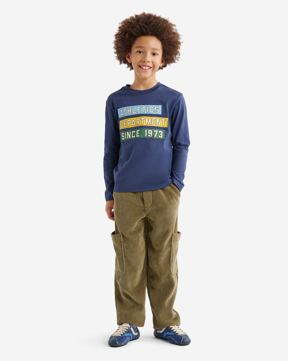 Kids Athletics Department T-Shirt / NIGHTFALL BLUE