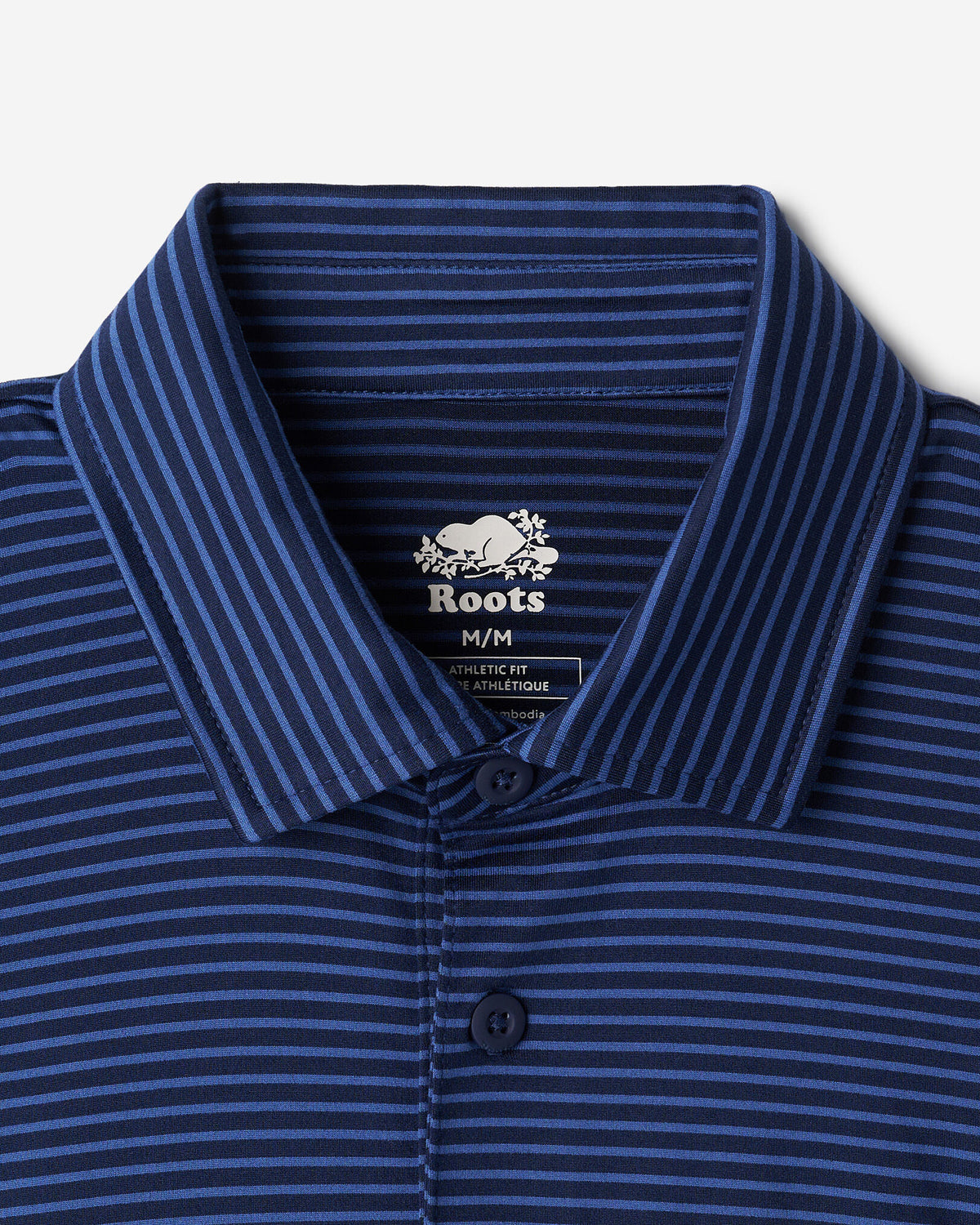 Renew Knit Striped Polo / MONSOON BLUE STRIPE