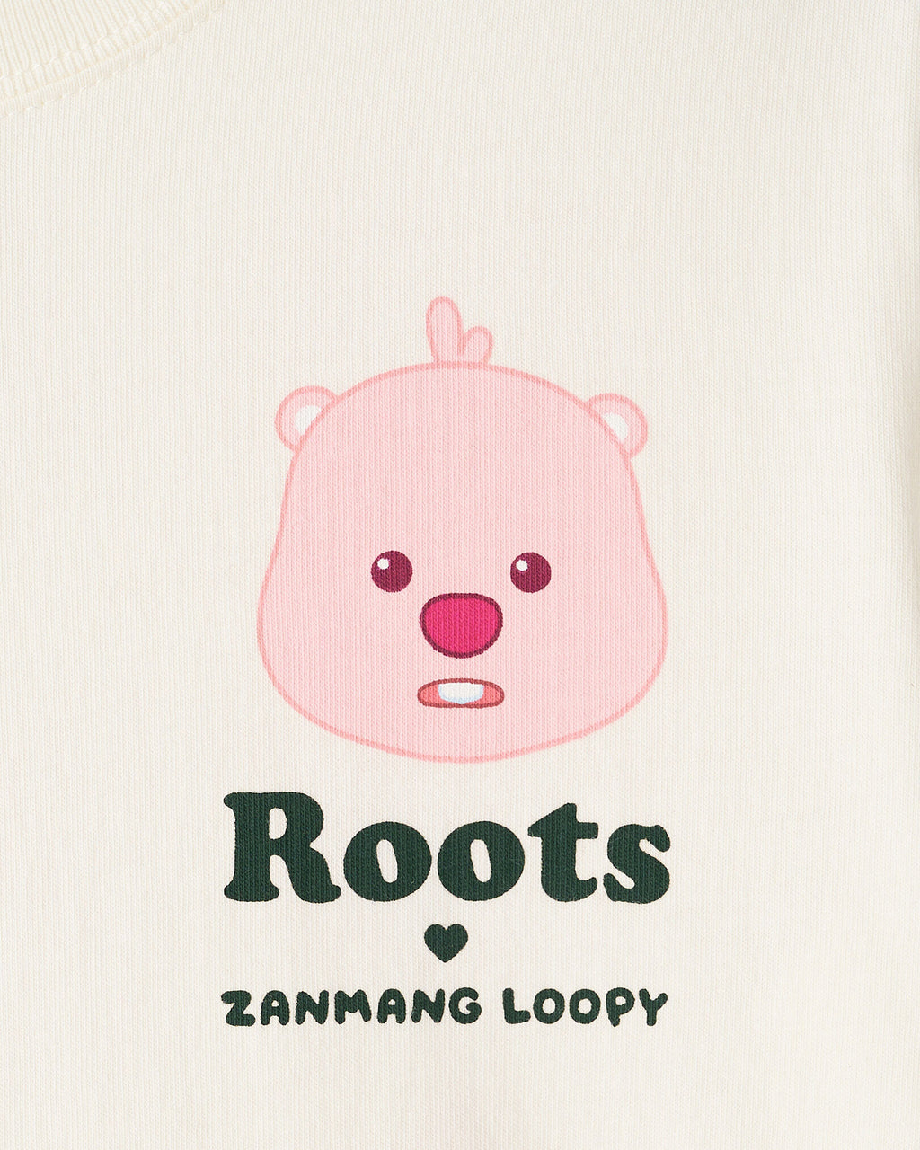 Kids  X Zanmang Loopy T-Shirt / EGRET