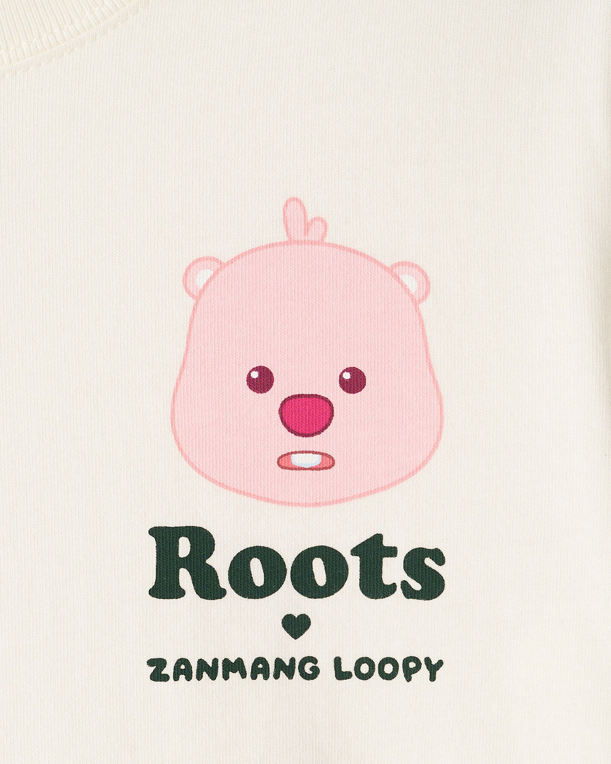 Kids  X Zanmang Loopy T-Shirt / EGRET