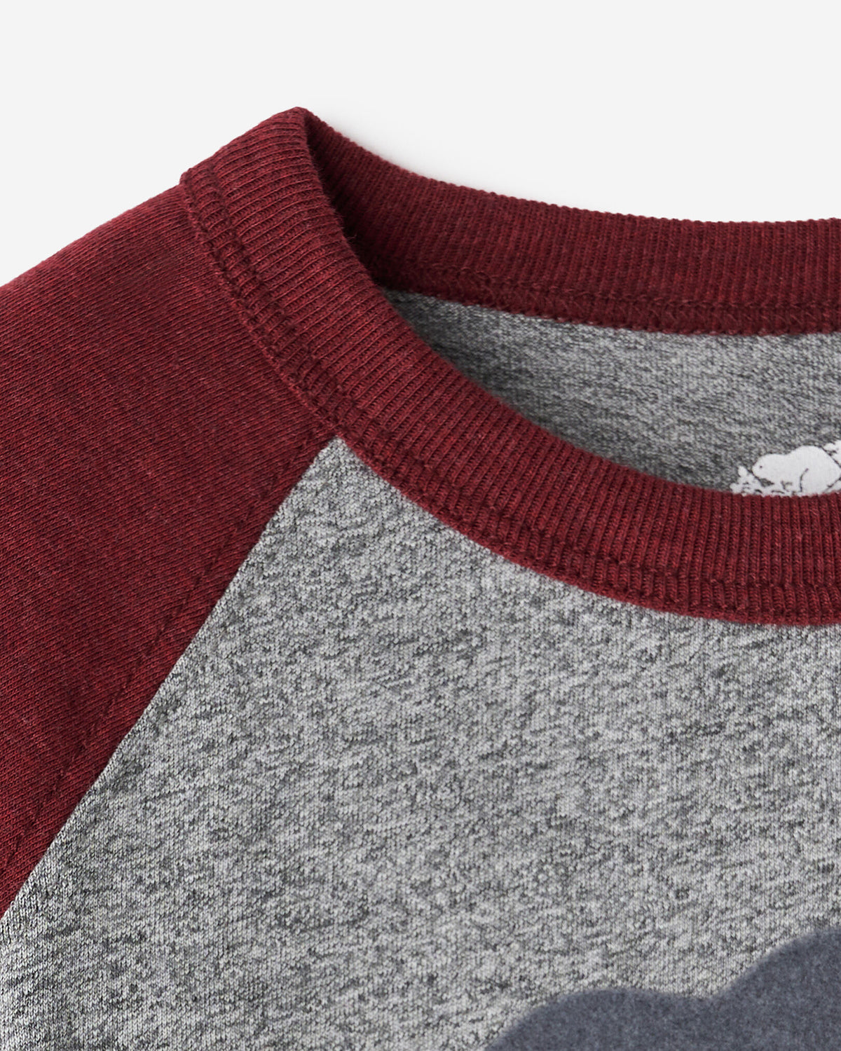 Baby Organic Cooper Baseball T-Shirt / CHERRY COLA PEPPER