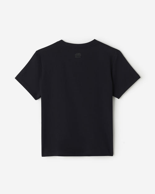 Active Knit Short Sleeve T-Shirt / BLACK