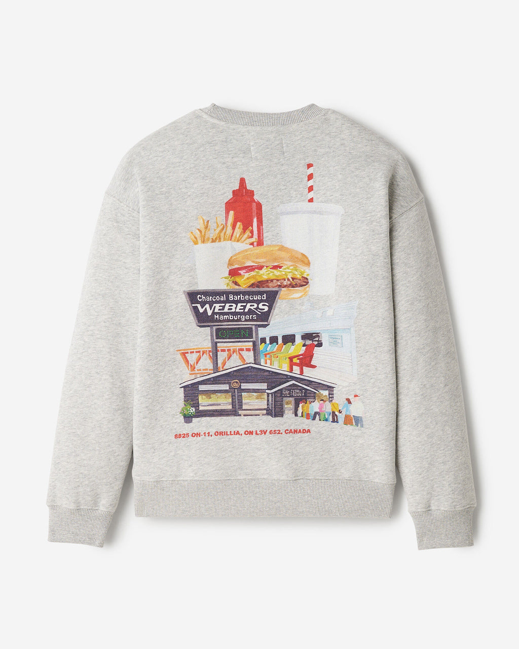 X Webers Crew / ATHLETIC GREY MIX