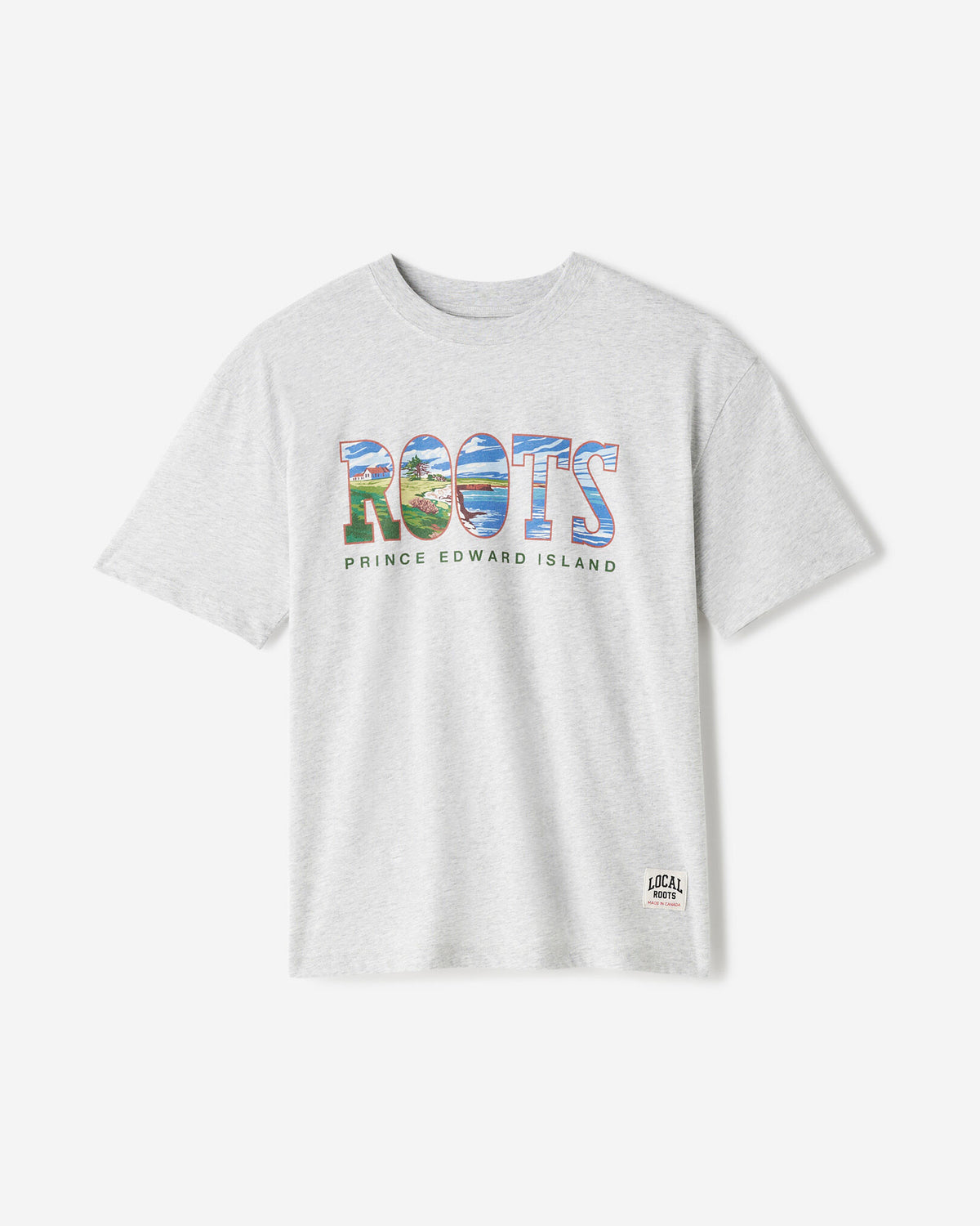 Greetings From The East T-Shirt / ATHLETIC GREY MIX