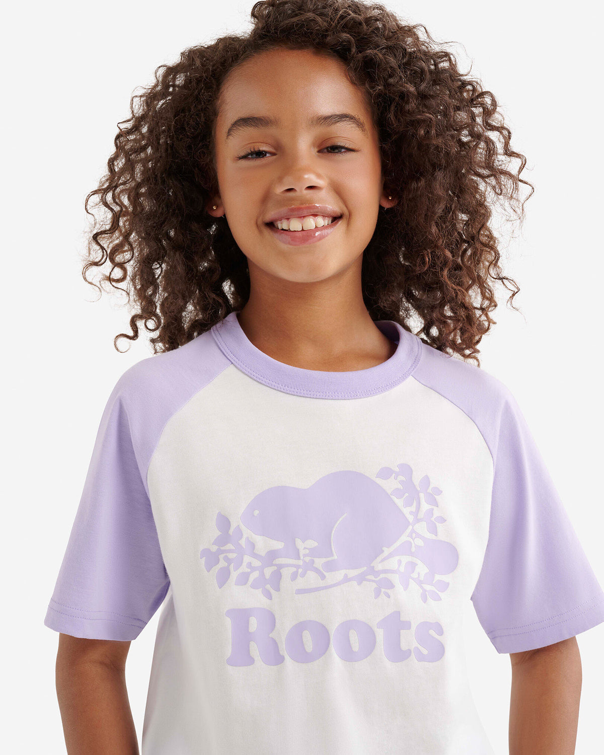 Kids Cooper Baseball Short Sleeve T-Shirt / EGRET