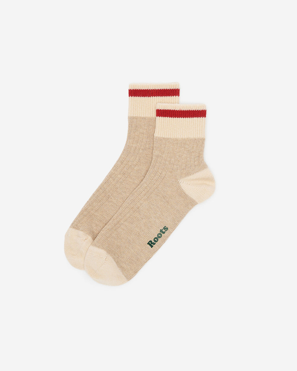 Adult Cotton Cabin Ankle Sock / SIMPLY TAUPE MIX