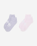 Adult Cooper Ped Sock 2 Pack / PINK SALT PEPPER