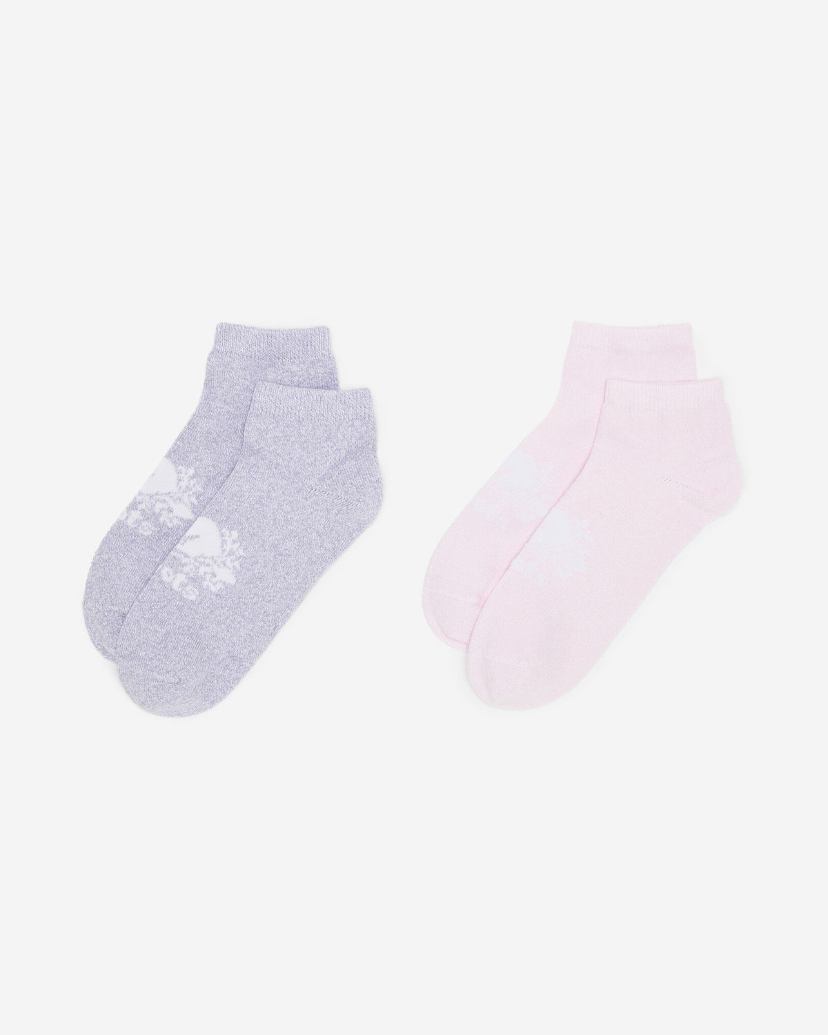 Adult Cooper Ped Sock 2 Pack / PINK SALT PEPPER