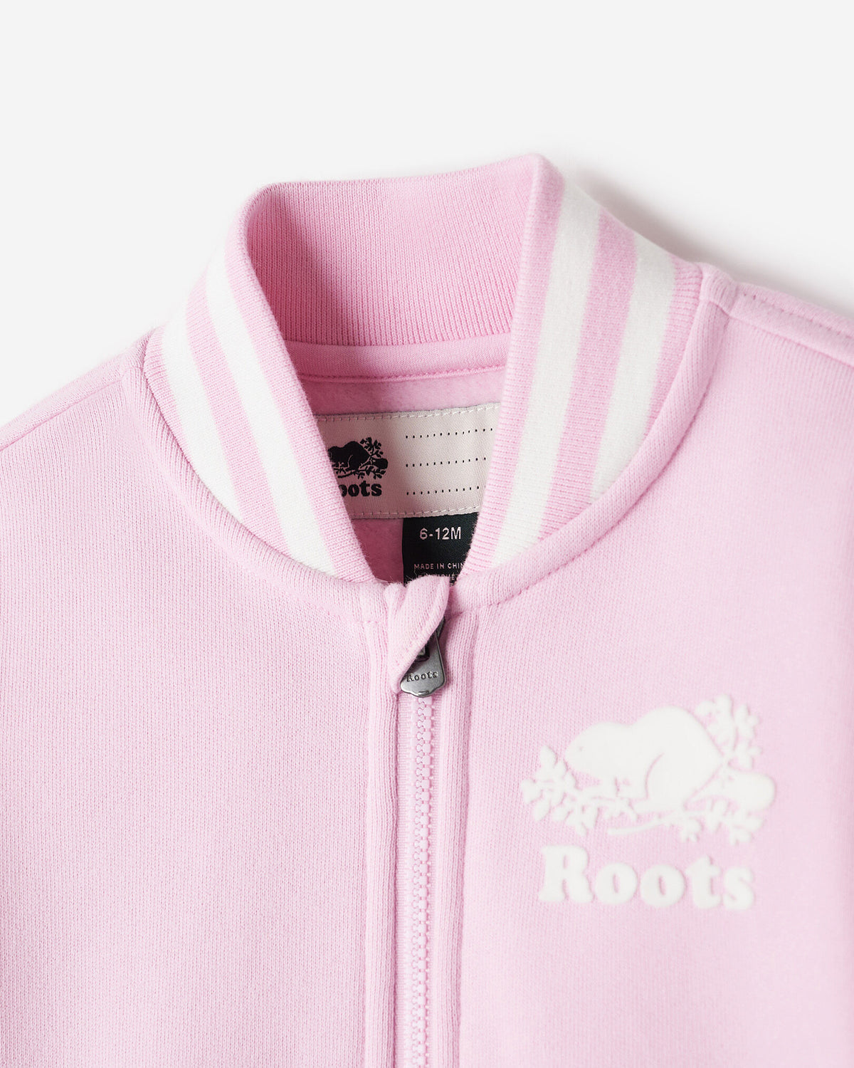 Baby Varsity Jacket / FEATHER PINK