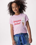 Kids Pops & Scoops T-Shirt / PINK LAVENDER