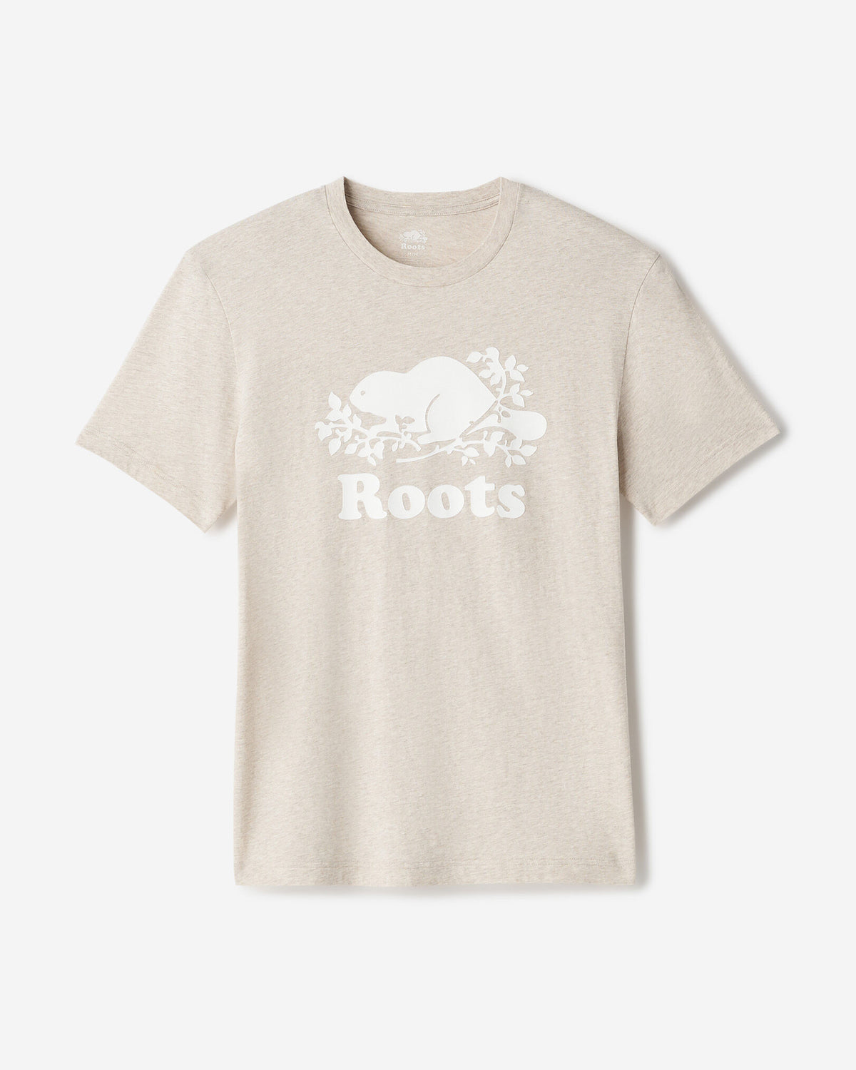 Mens Organic Cooper Beaver T-Shirt / GREY TAUPE MIX