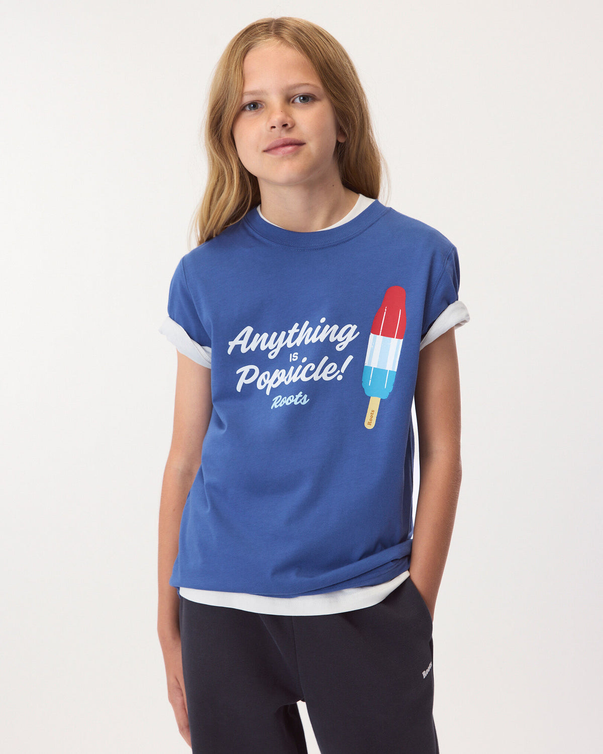 Kids Pops & Scoops T-Shirt / MONSOON BLUE