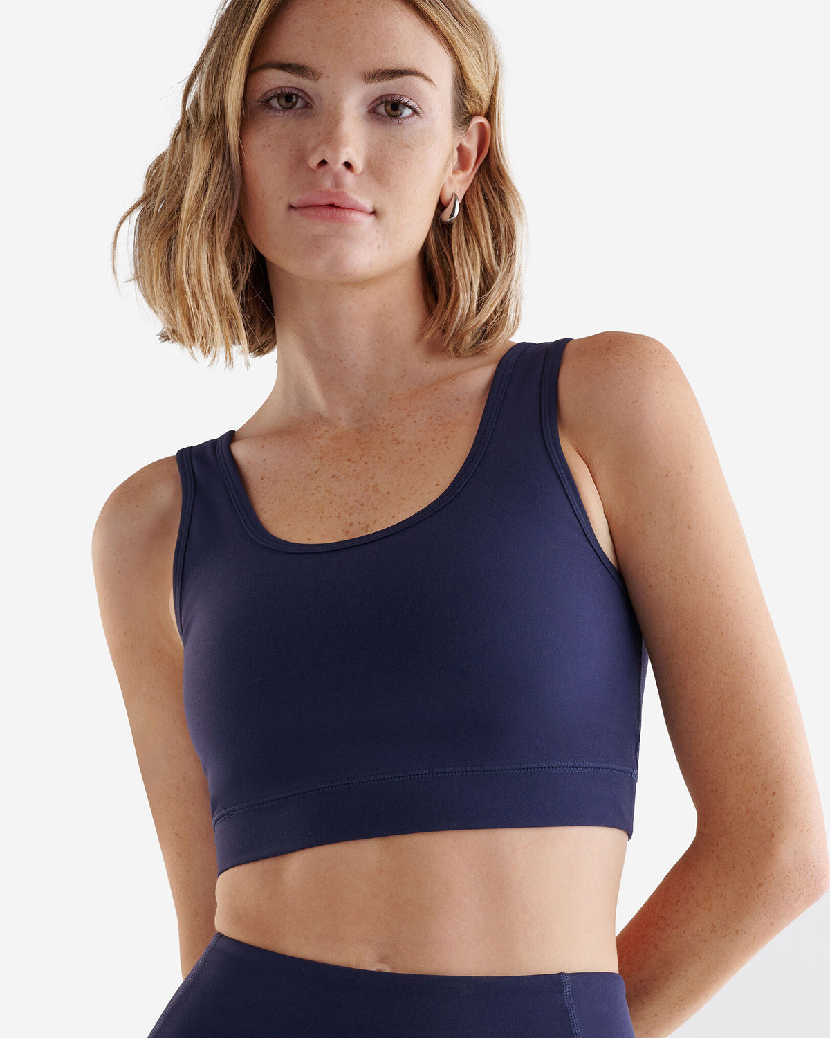 Restore Crop Tank / NAVY BLAZER