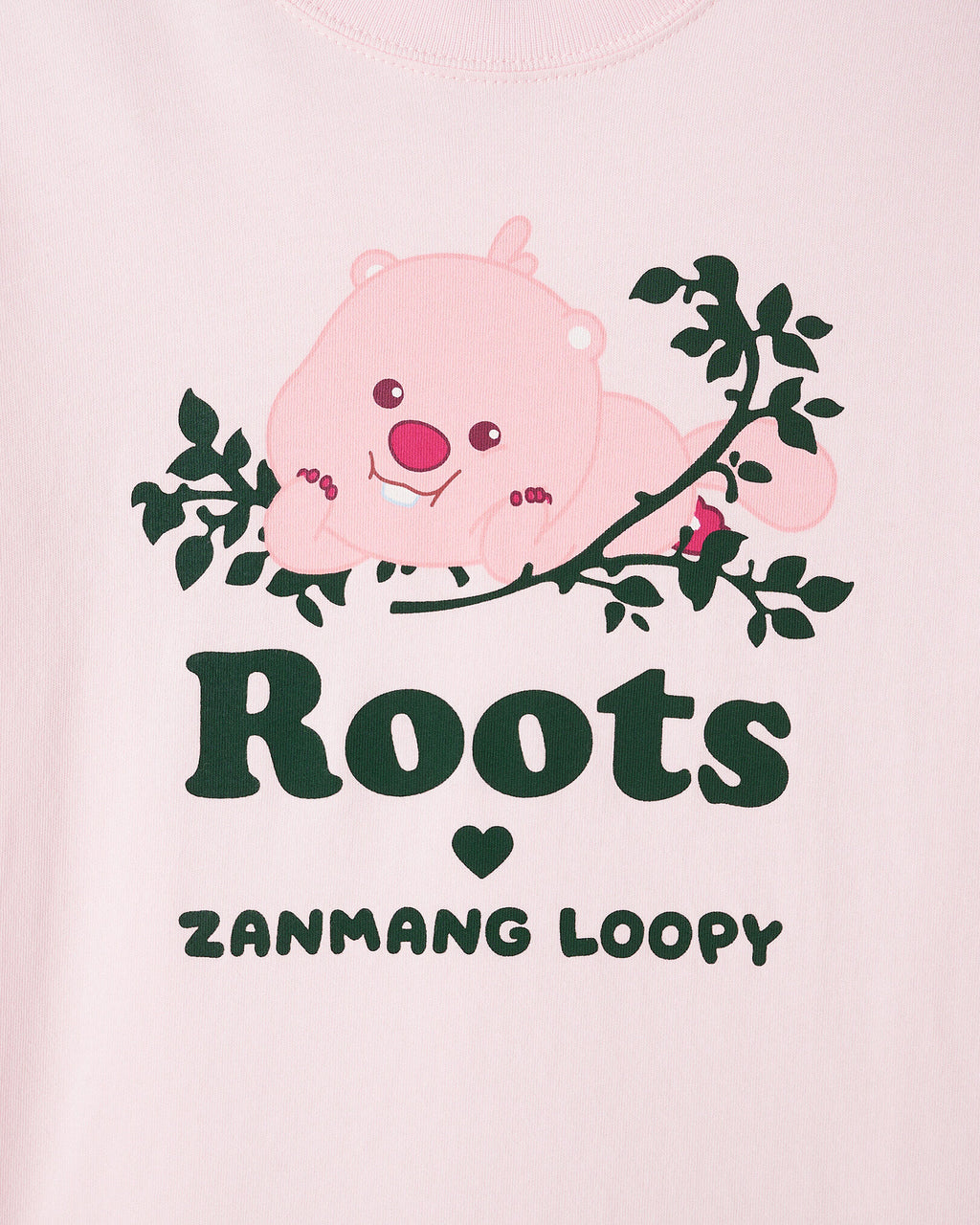 Kids  X Zanmang Loopy T-Shirt / BUBBLE PINK