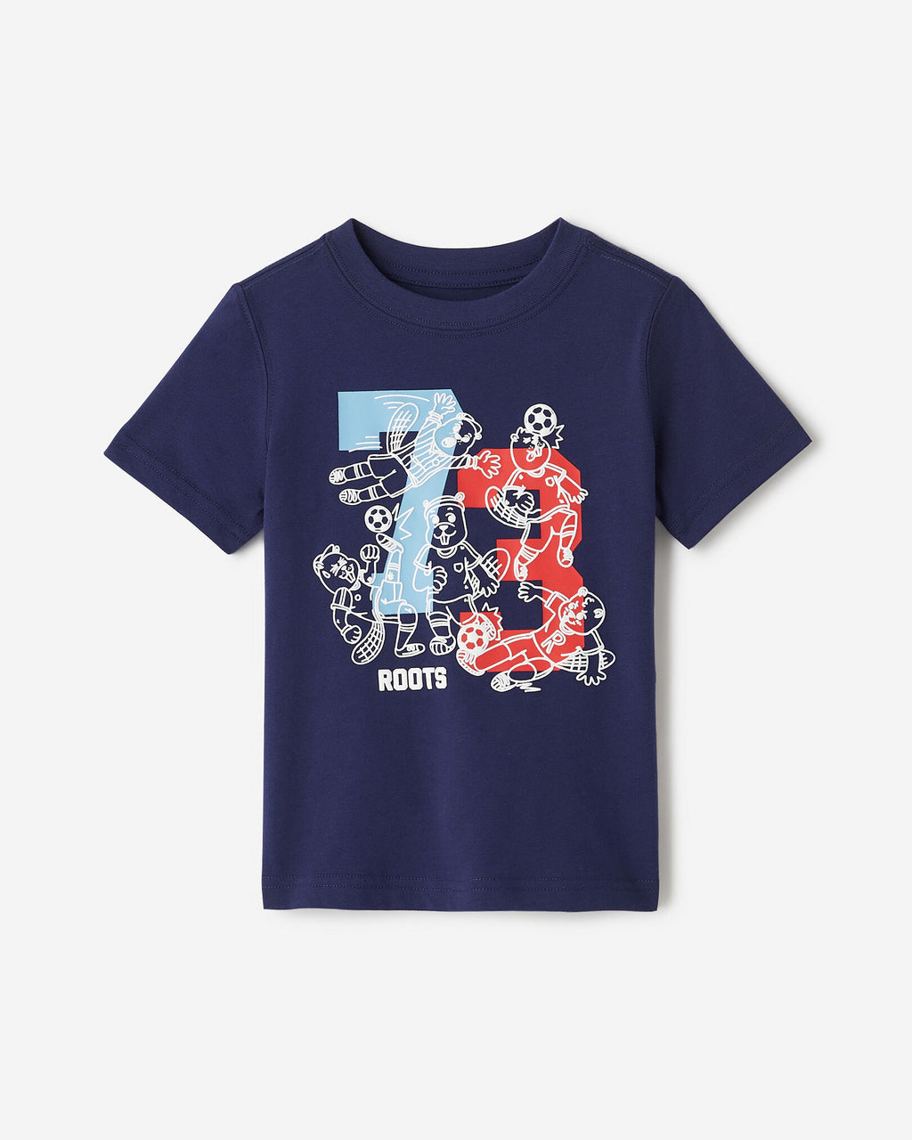 Toddler Beaver League T-Shirt / INDIGO INK