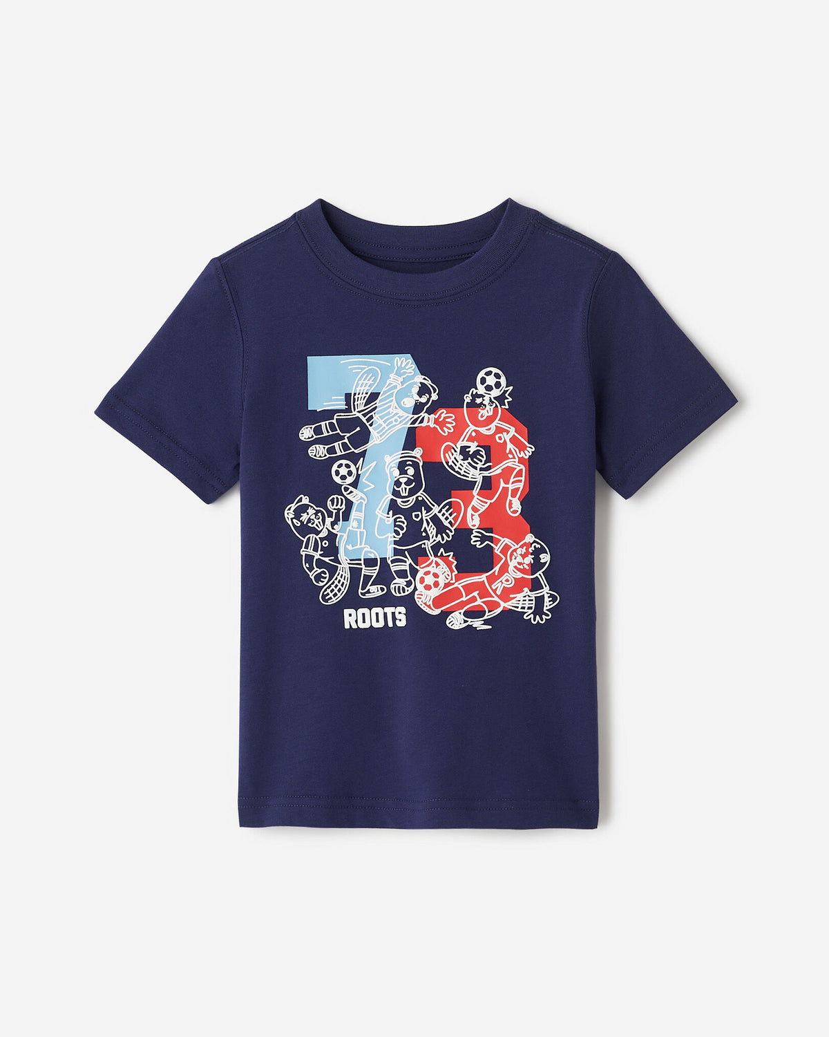 Toddler Beaver League T-Shirt / INDIGO INK