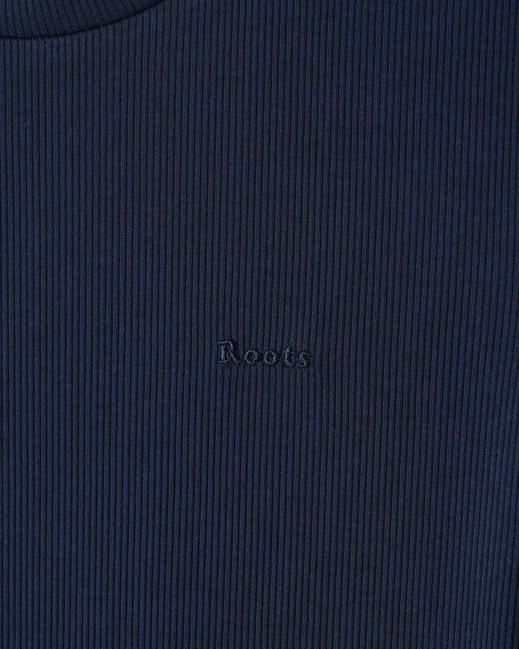 Roam Rib Fitted Short Sleeve Top / NAVY BLAZER