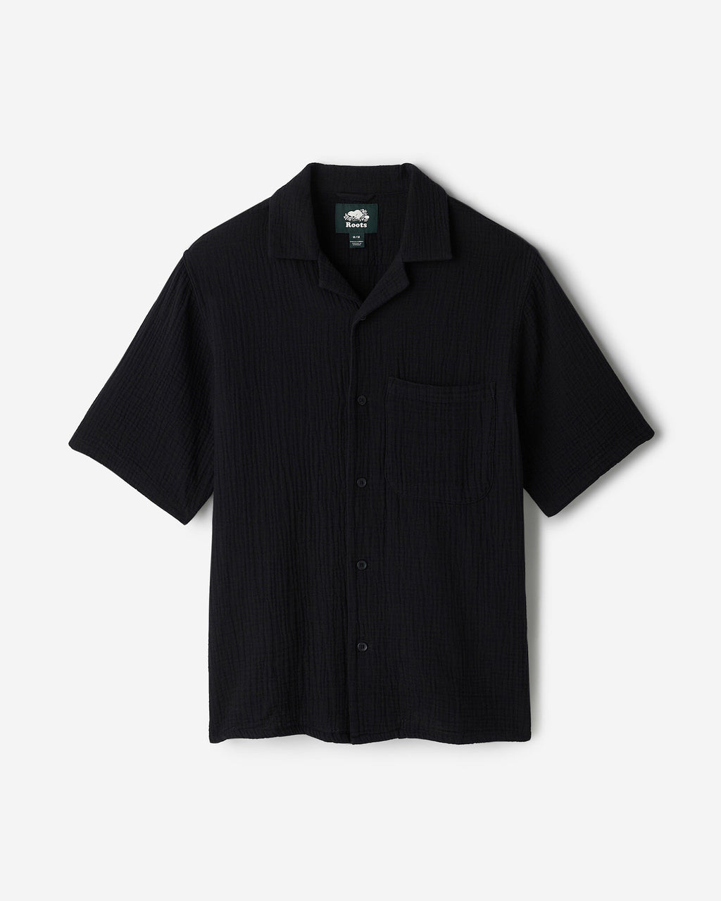 Isla Camp Shirt / BLACK