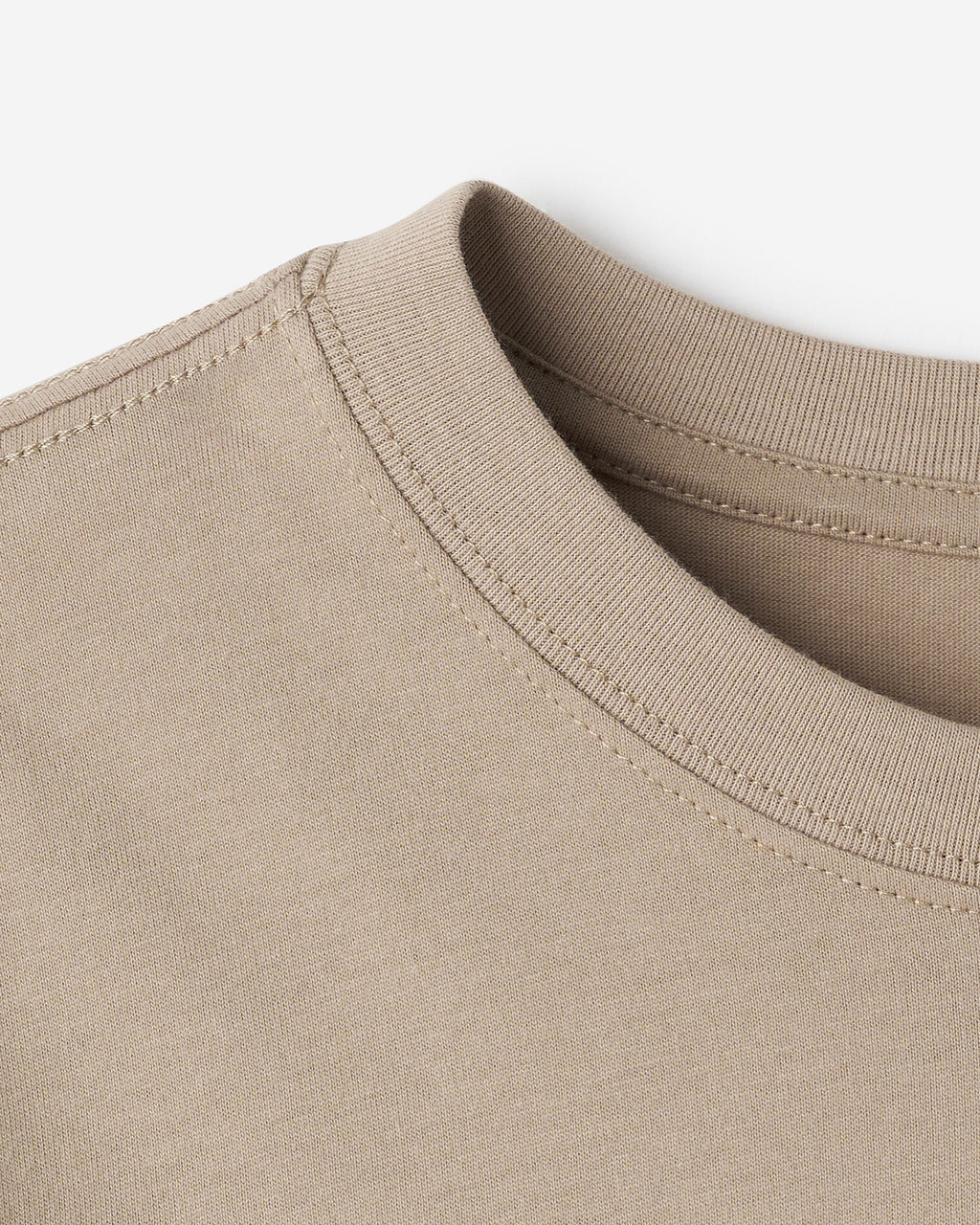Kids Nature Stamps T-Shirt / WARM KHAKI