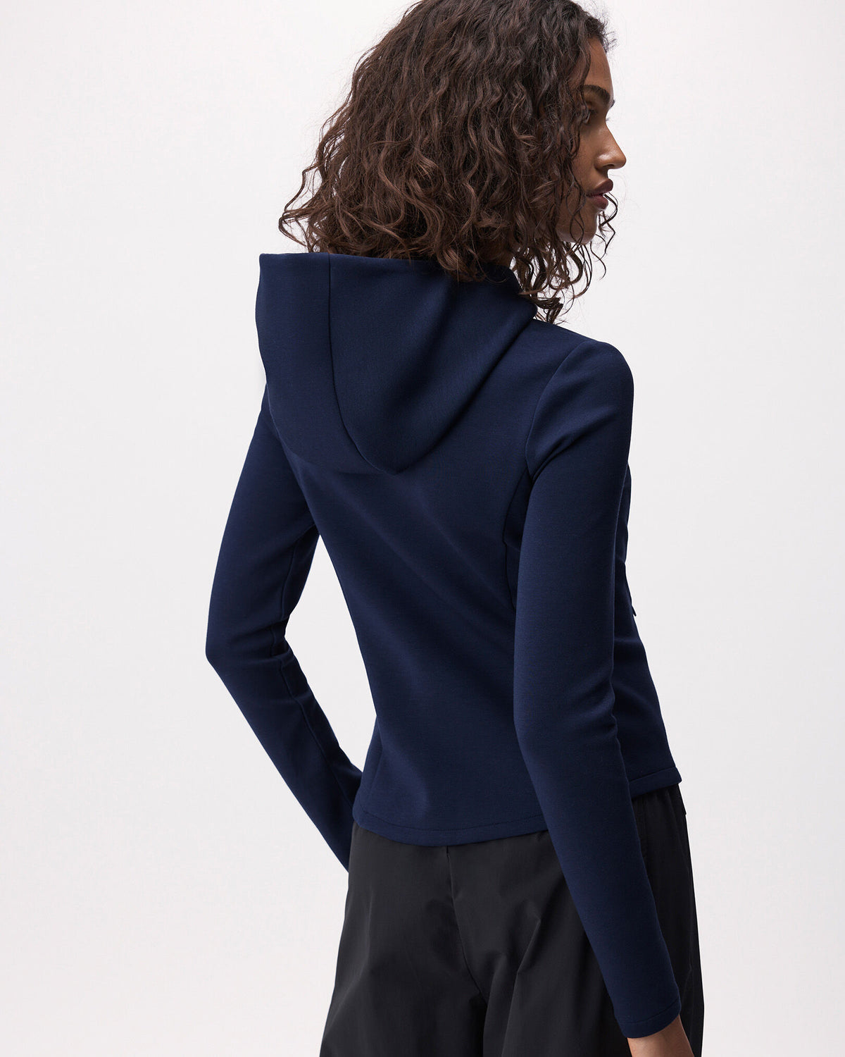Roam Hooded Full Zip / NAVY BLAZER