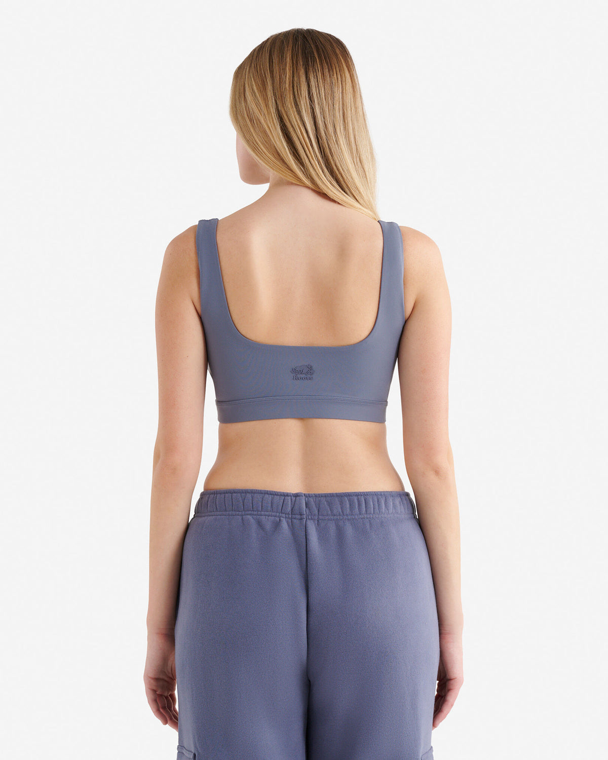 Restore Stretch Piped Sports Bra / TIDAL BLUE