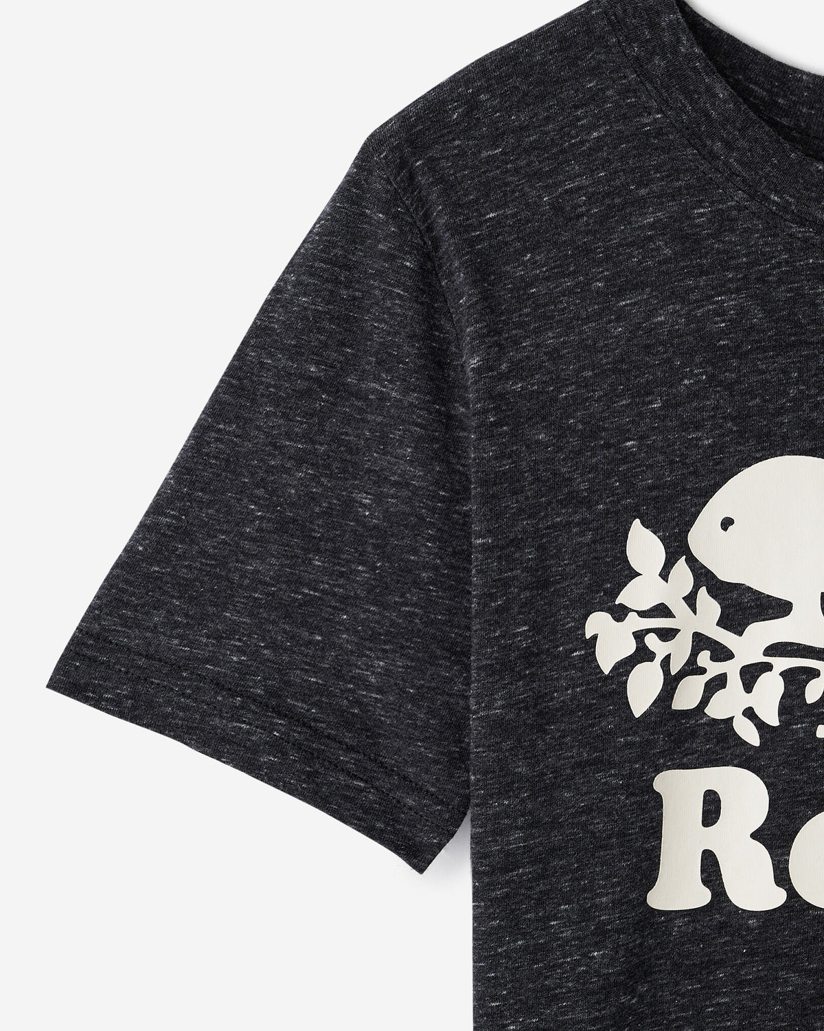 Kids Organic Original Cooper Beaver T-Shirt / BLACK PEPPER
