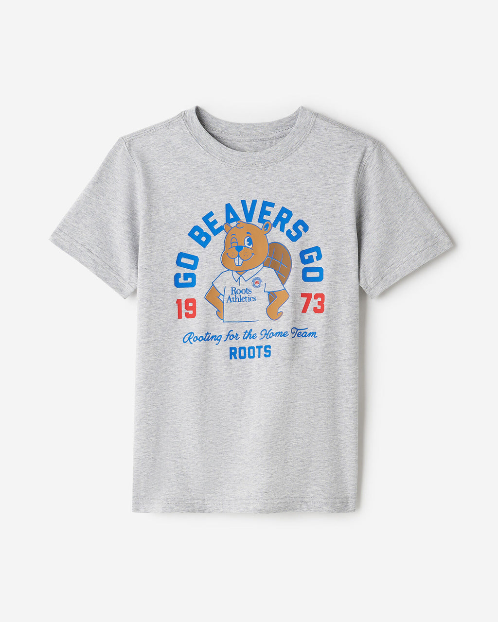 Kids Beaver League T-Shirt / HEATHER GREY