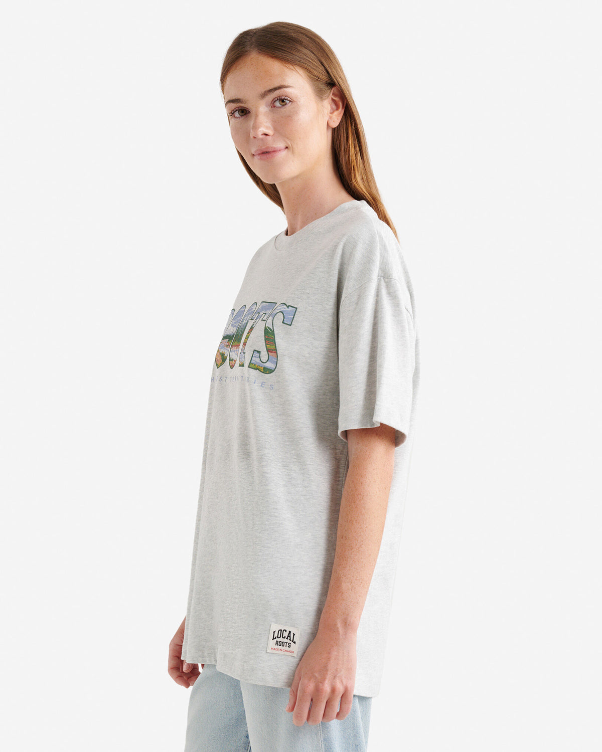 Greetings From North T-Shirt / ATHLETIC GREY MIX