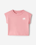 Toddler Girls Sleeveless Boxy T-Shirt / BRANDIED APRICOT