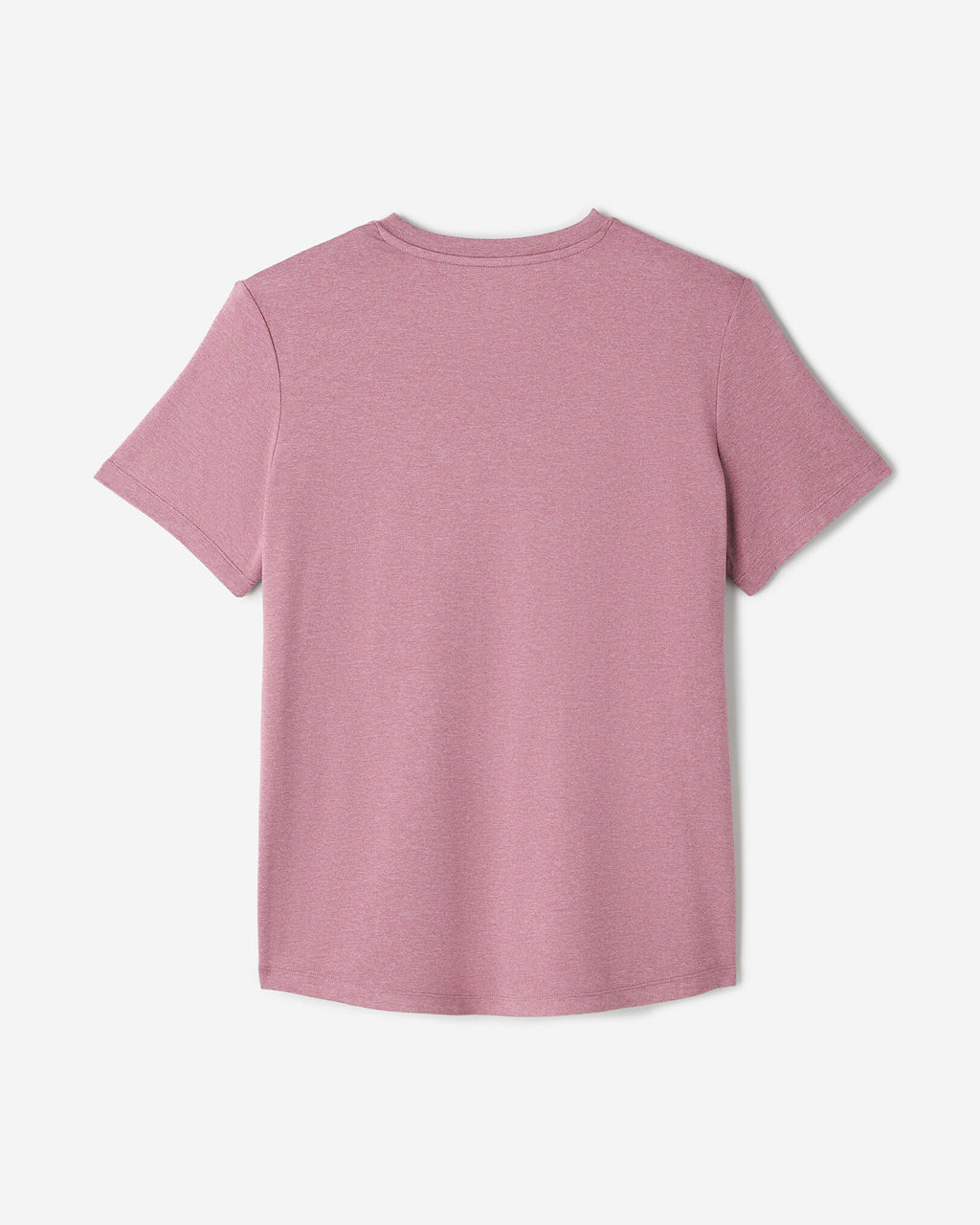 Renew Knit Classic Short Sleeve Top / DUSKY PLUM MIX