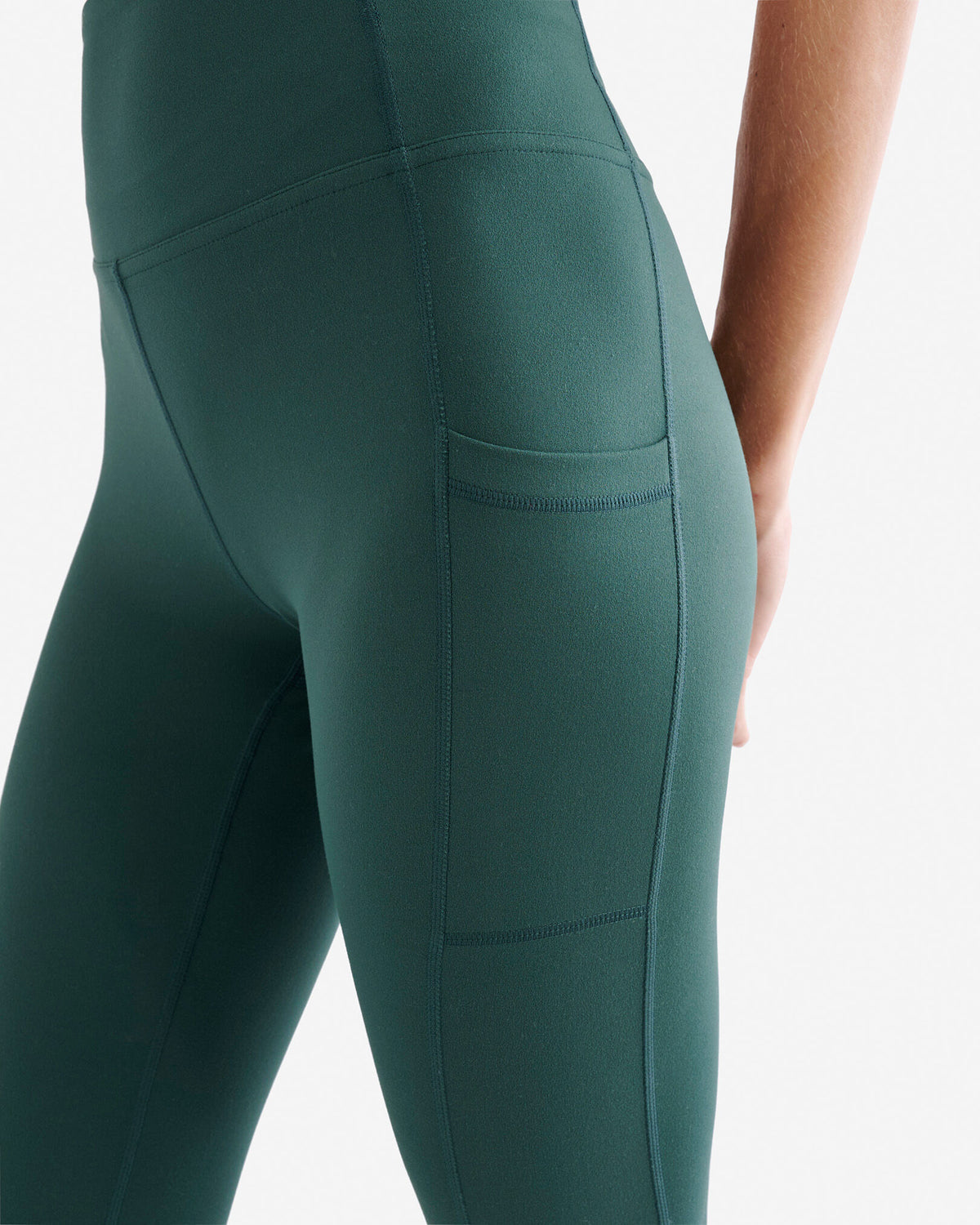Restore Stretch Pocket Legging / VARSITY GREEN