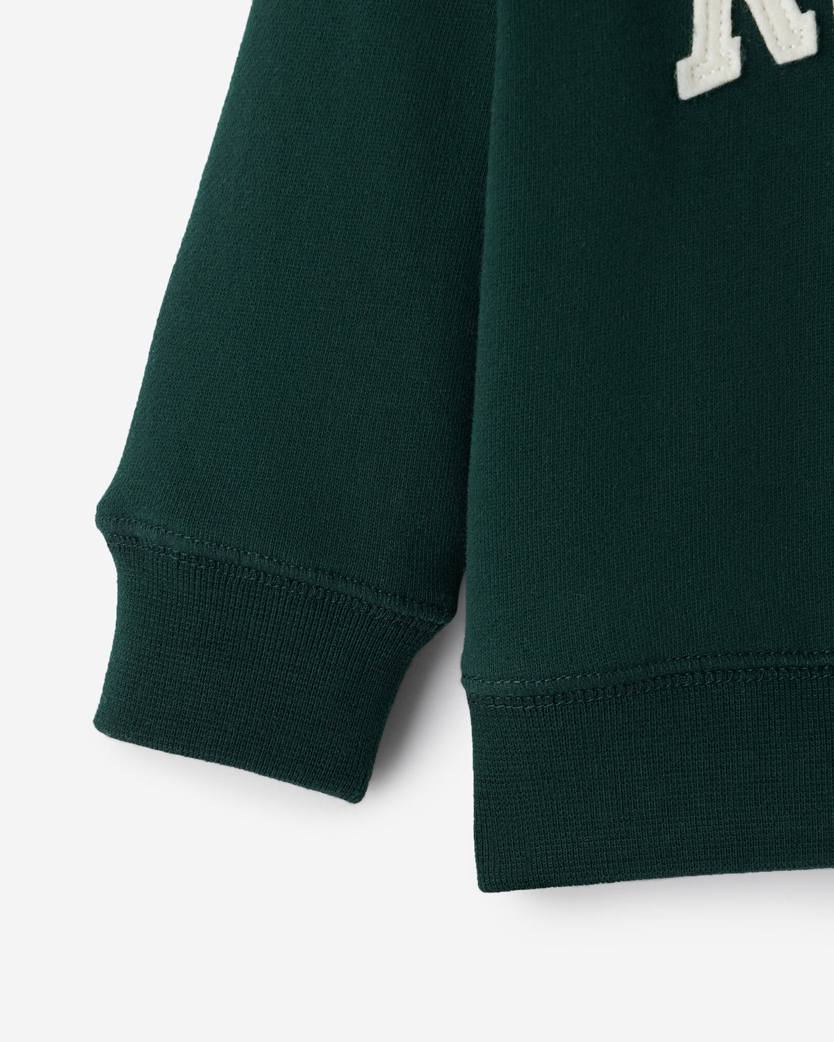 Baby  Applique Sweatshirt / VARSITY GREEN