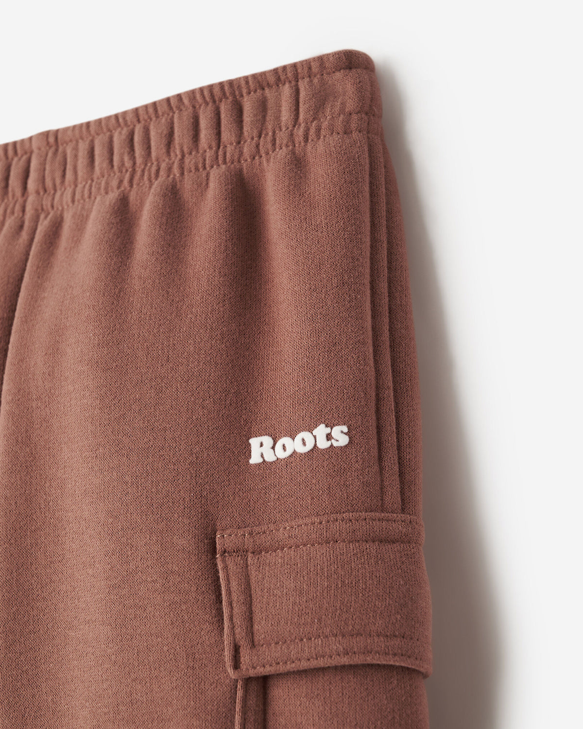 Baby Cloud Relaxed Cargo Sweatpant / BRICK BROWN