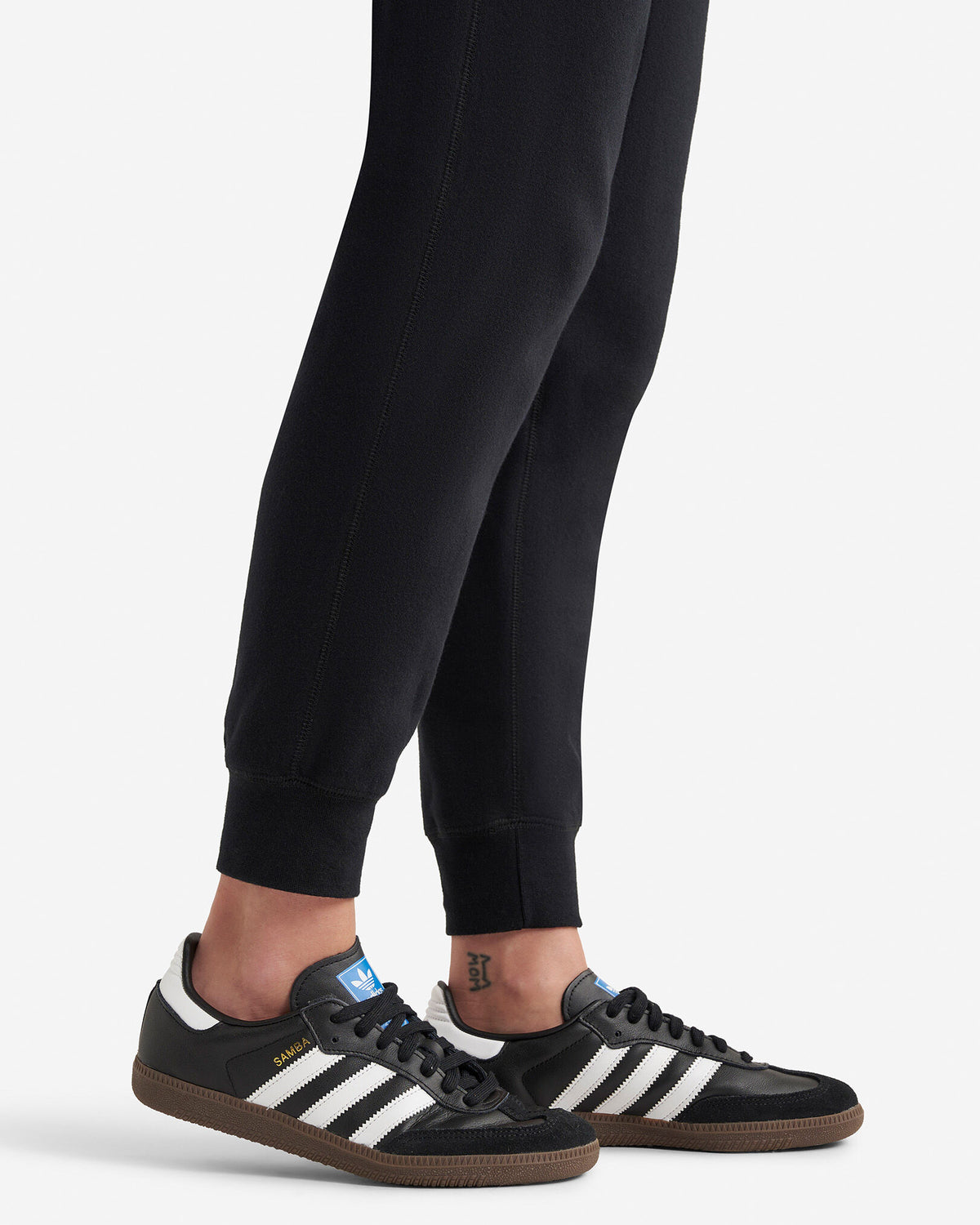 Organic Original Slim Cuff Sweatpant Short (26 Inch Inseam) / BLACK