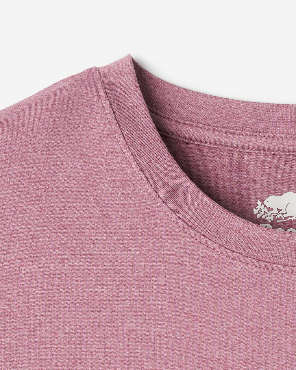 Renew Knit Classic Short Sleeve Top / DUSKY PLUM MIX