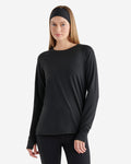 Renew Knit Long Sleeve Top 2.0 / BLACK