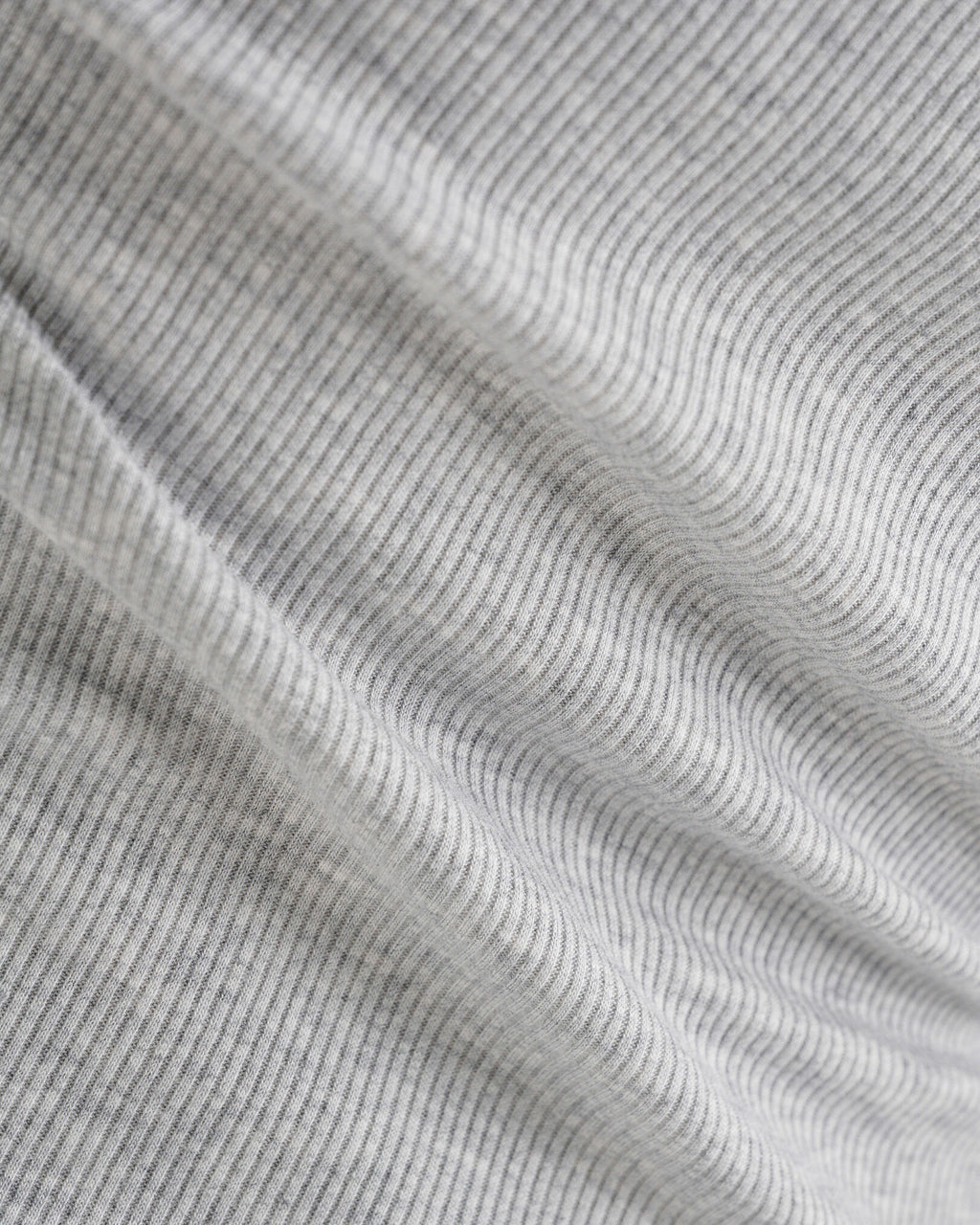 Roam Rib Fitted Long Sleeve Top / COOL GREY MIX