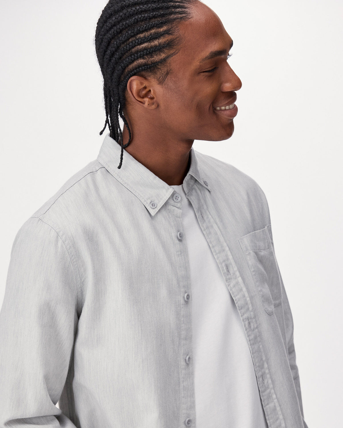 Barkley Twill Shirt / ATHLETIC GREY MIX