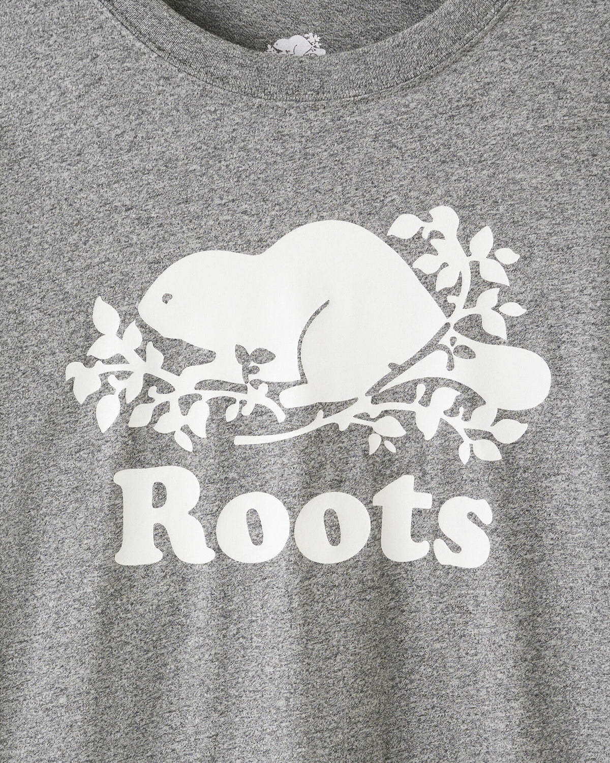 Kids Organic Original Cooper Beaver Long Sleeve T-Shirt / SALT & PEPPER