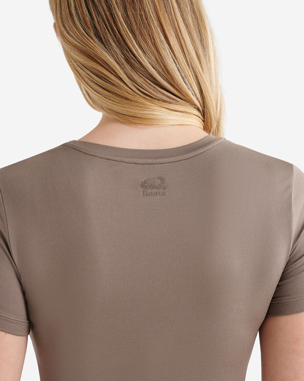 Renew Knit Short Sleeve T-Shirt / FALCON BROWN