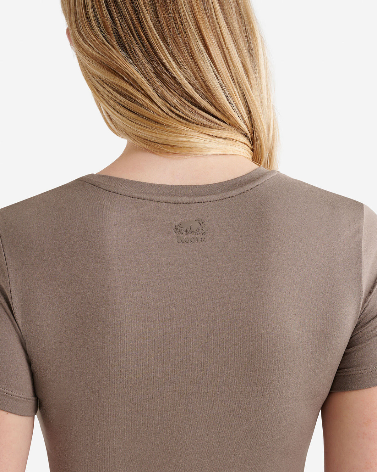 Renew Knit Short Sleeve T-Shirt / FALCON BROWN