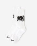 Adult Cooper Beaver Sock / WHITE