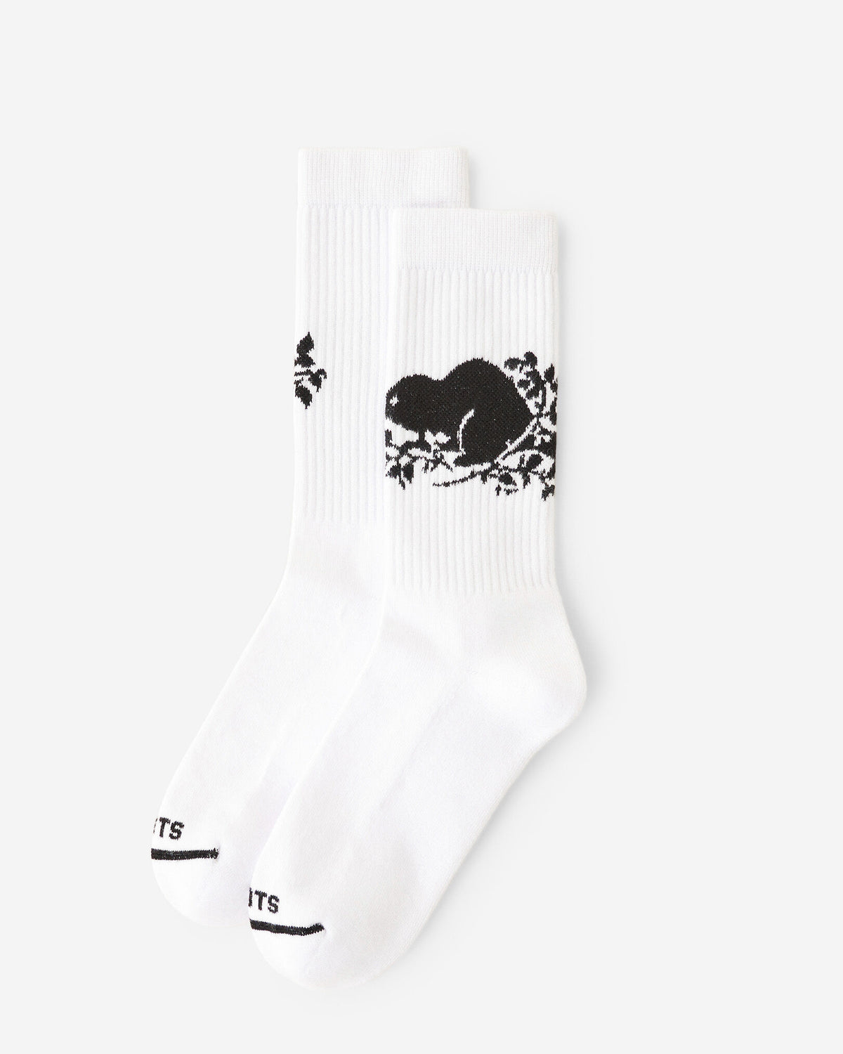 Adult Cooper Beaver Sock / WHITE