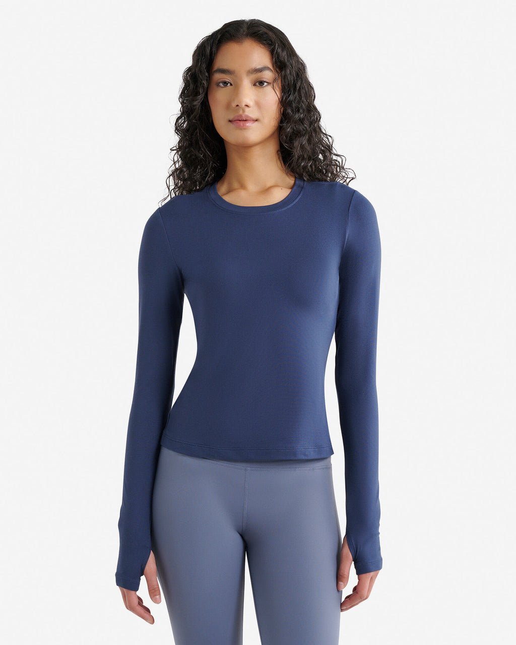 Renew Knit Long Sleeve Top / NIGHTFALL BLUE