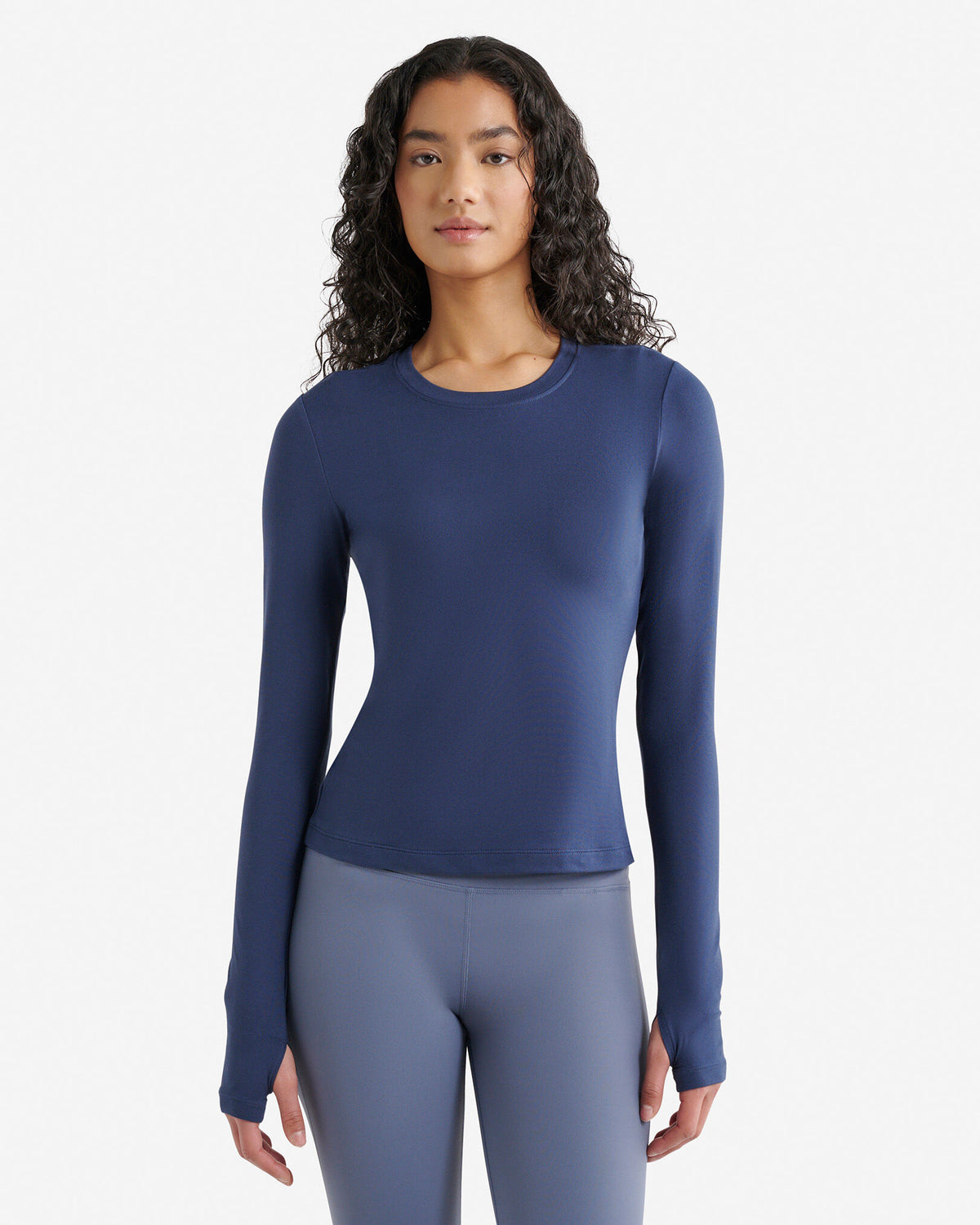 Renew Knit Long Sleeve Top / NIGHTFALL BLUE