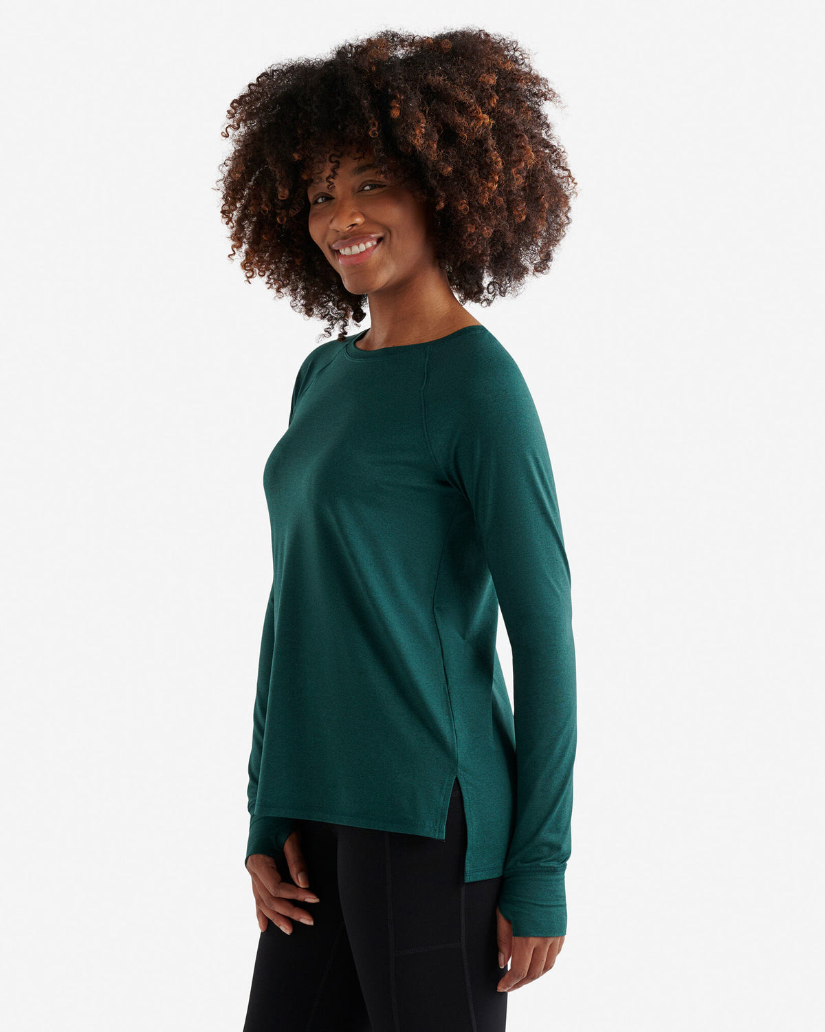 Renew Knit Long Sleeve Top 2.0 / VARSITY GREEN MIX