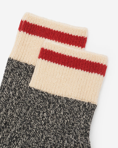 Adult Classic Cabin Ankle Sock / SALT & PEPPER