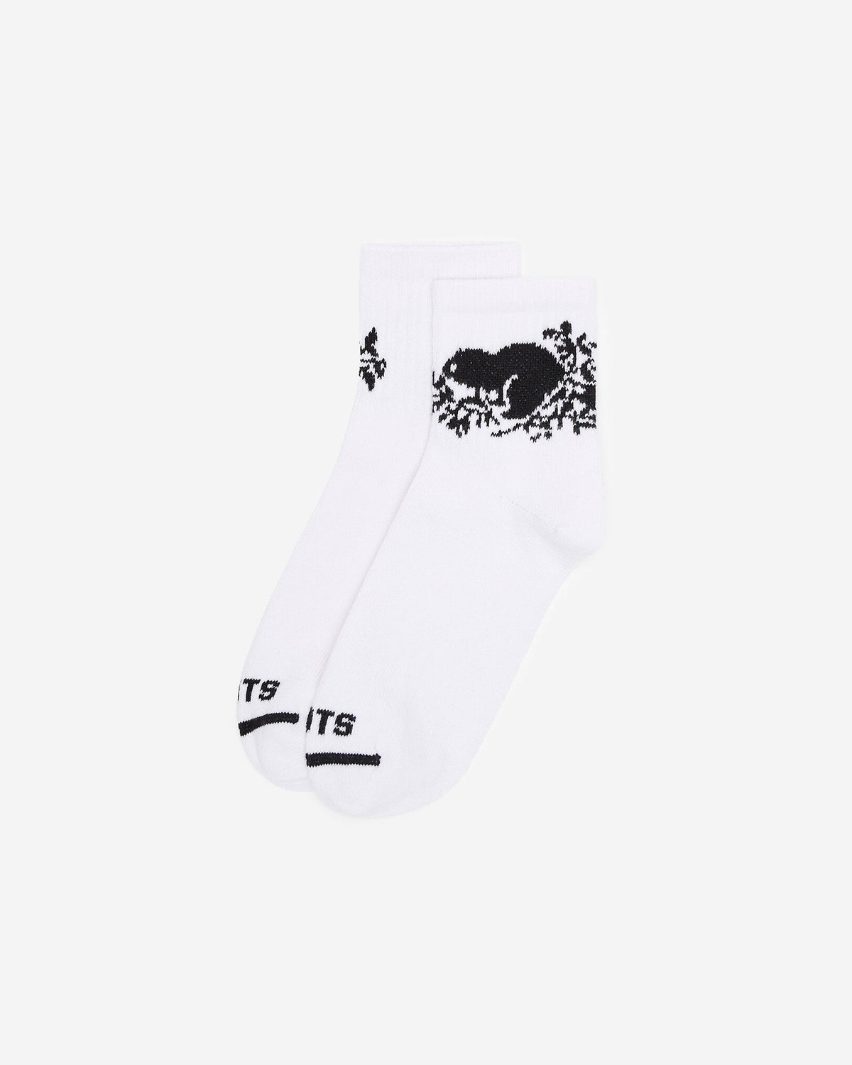 Adult Cooper Beaver Ankle Sock / WHITE