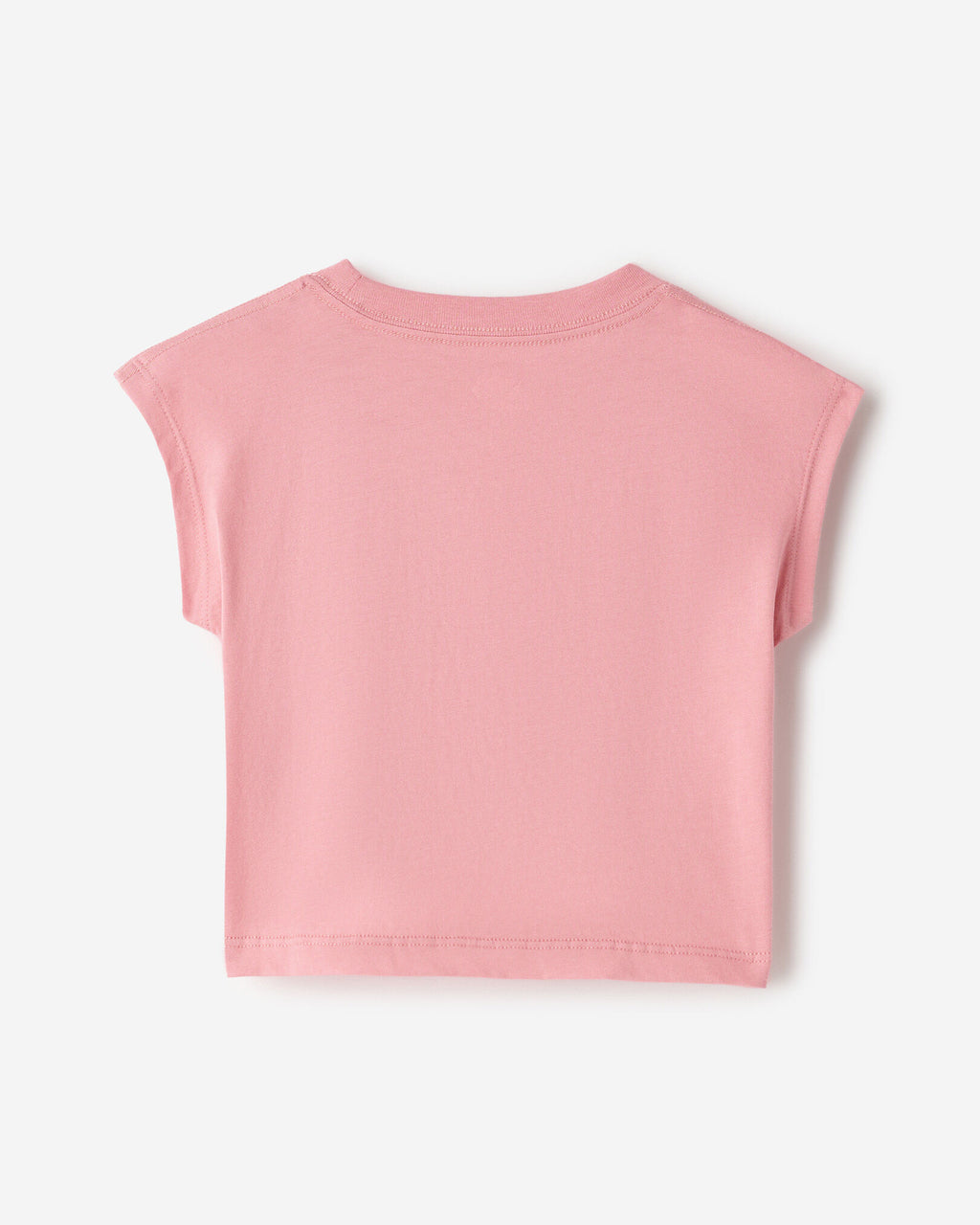 Toddler Girls Sleeveless Boxy T-Shirt / BRANDIED APRICOT