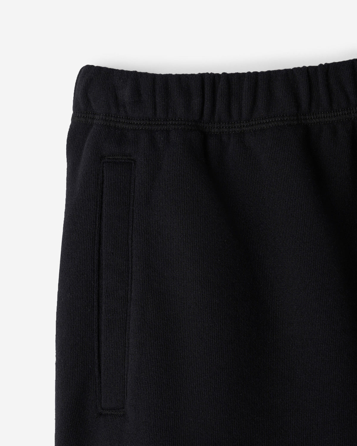 Organic Original Terry Sweatshort 3 Inch / BLACK